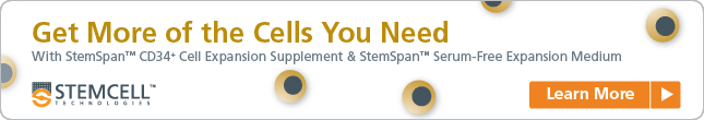 Get More of the Cells You Need with StemSpan™ CD34+ Cell Expansion Supplement and StemSpan™ SFEM